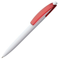 Ручка шариковая Bento белая с красным.jpg
